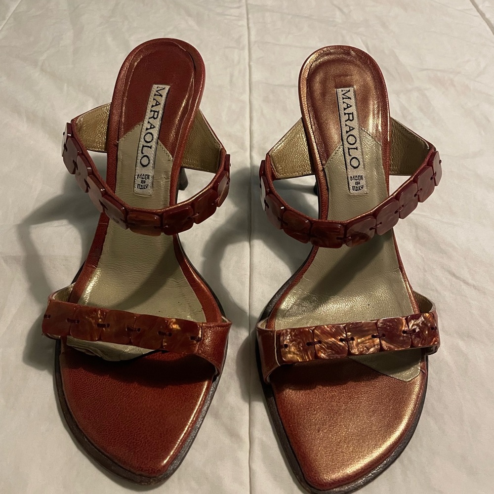 Italian Bergundy Heels